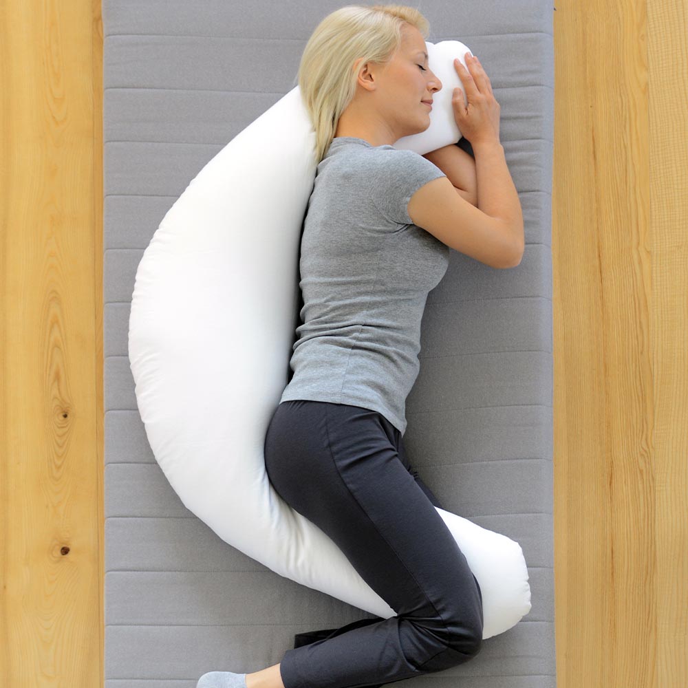 月型枕 月亮枕 哺乳枕 孕婦枕使用方式