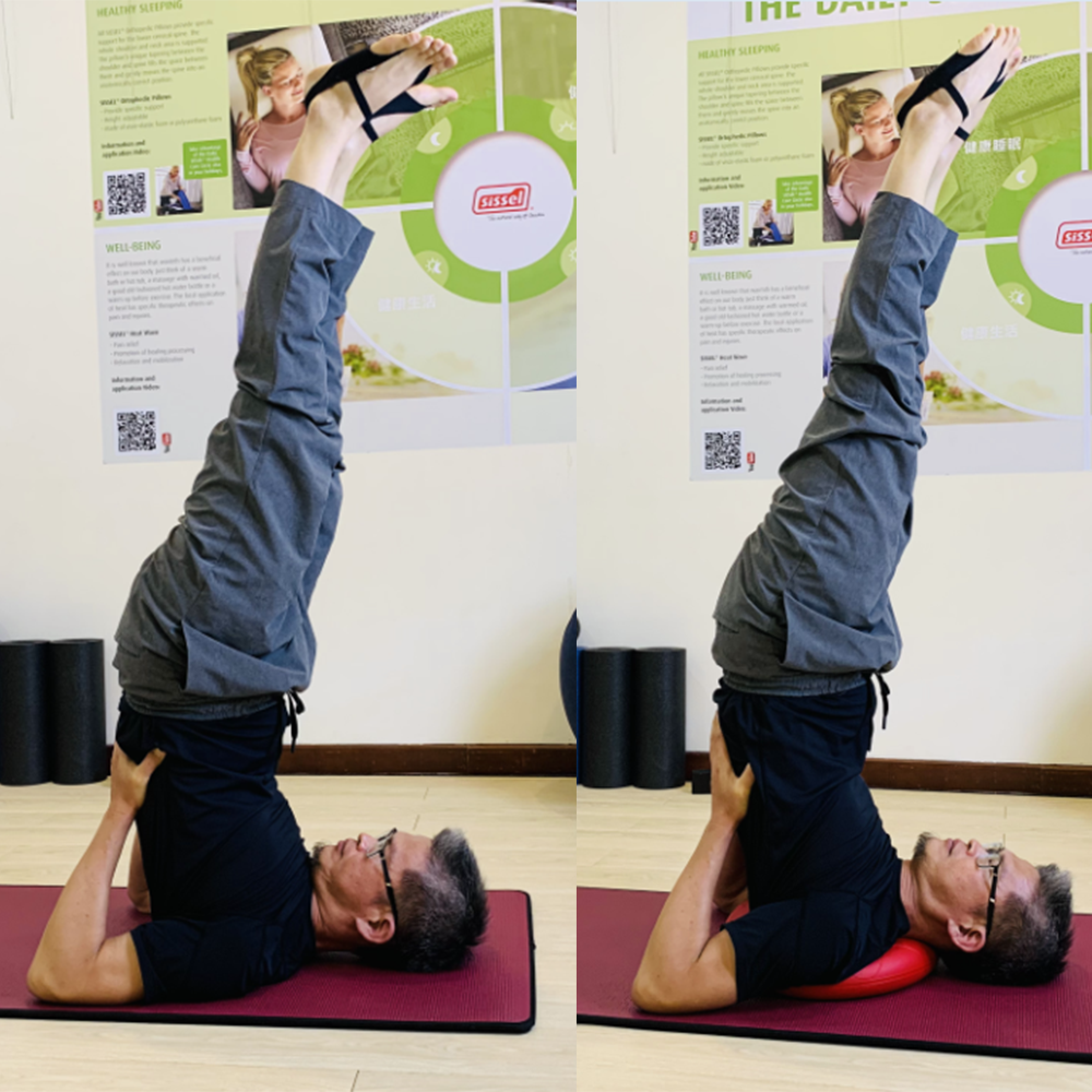 Sitfit 做為瑜伽鍛煉輔助 保護頸椎 強化平衡